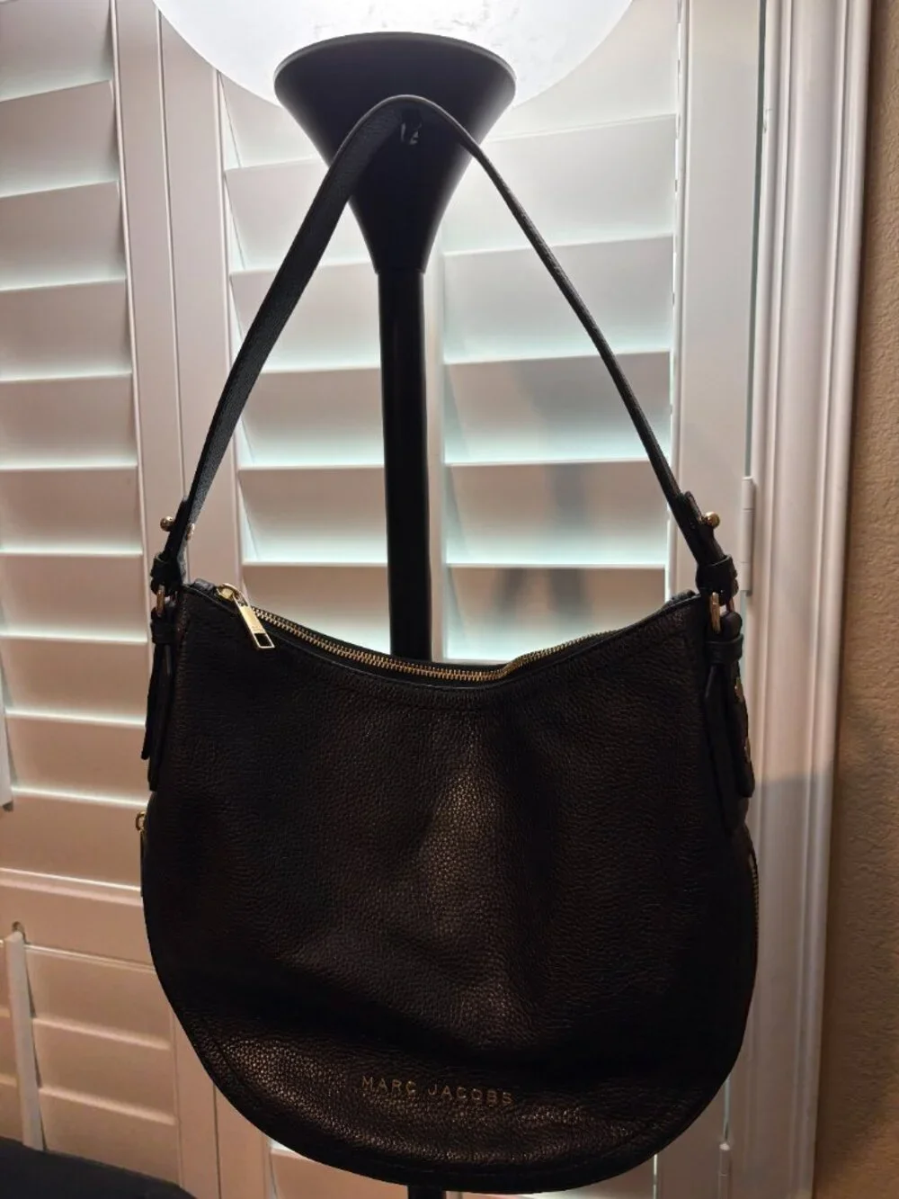 Marc Jacobs Groove Shoulder Bag- Hobo Style-Black Pebbled Leather- New with tags